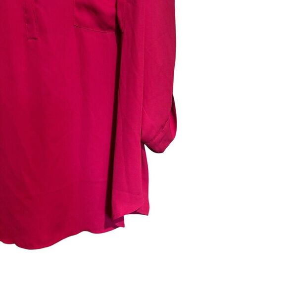 Torrid Harper Tunic Top Womens 3X Red Popover Pocket Blouse - Picture 5 of 9